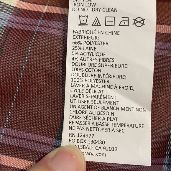 Prana Coal Quincy Wool-Blend Buckle Wrap Skirt - Picture 8 of 8